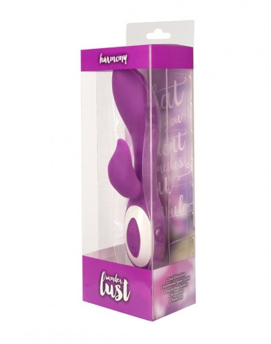 BMS Factory Harmony Wonder Lust вибратор-кролик, 12.5х2.5 см (фиолетовый)
